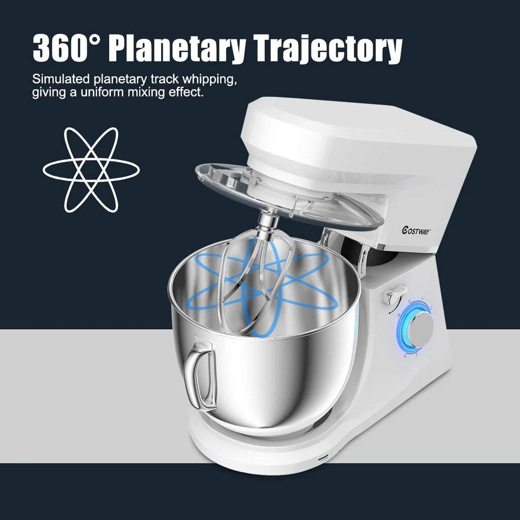 7.5 Qt 6 Speed 660W Tilt-Head Stand Mixer White M580351