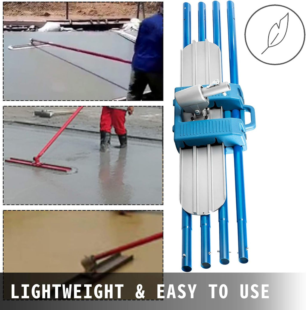 Magnesium Concrete Float 48 x 8" Round End Concrete Tool Y398914