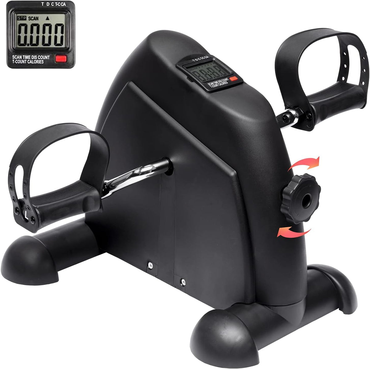 Under Desk Exercise Bike with LCD Screen Pack of 2 V7154