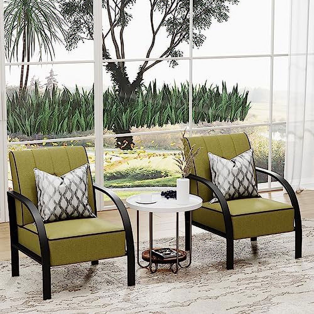 Green Upholstered Accent Chair A410