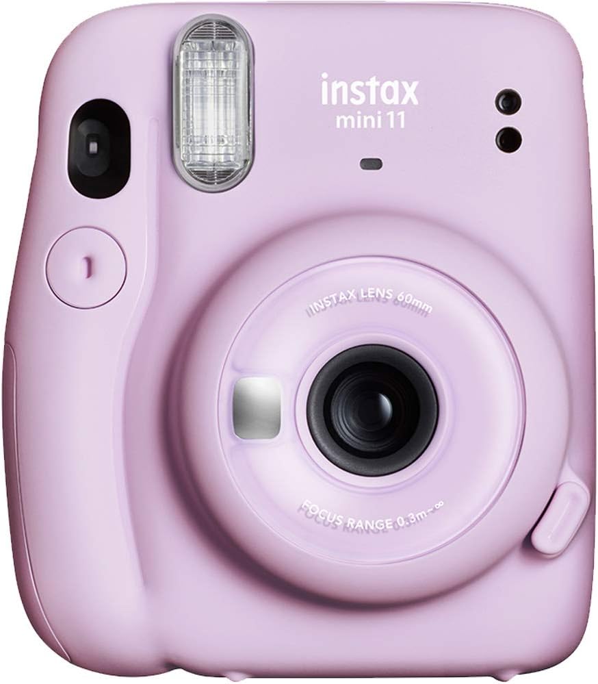 Instant Camera Bundle with Twin Pack Instant Film (60 Sheets) and Case D1194