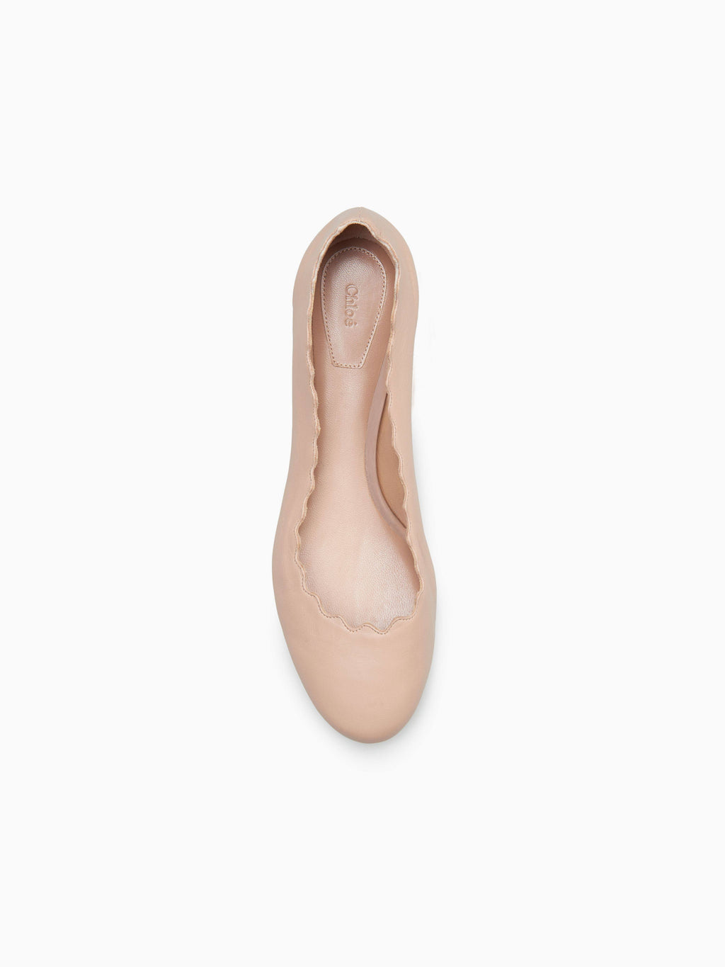 Scalloped Leather Pump 10 C7611
