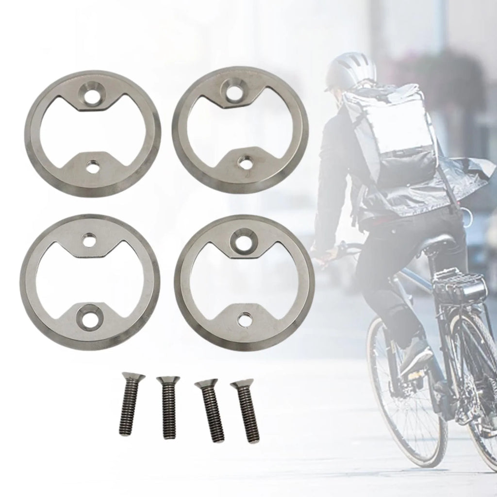 4x Bike Pedal Plate Bow Repair Parts with Screws Z496347