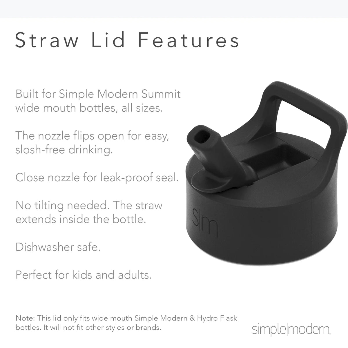 12oz Summit Kids Tritan Water Bottle with Straw Lid P1867