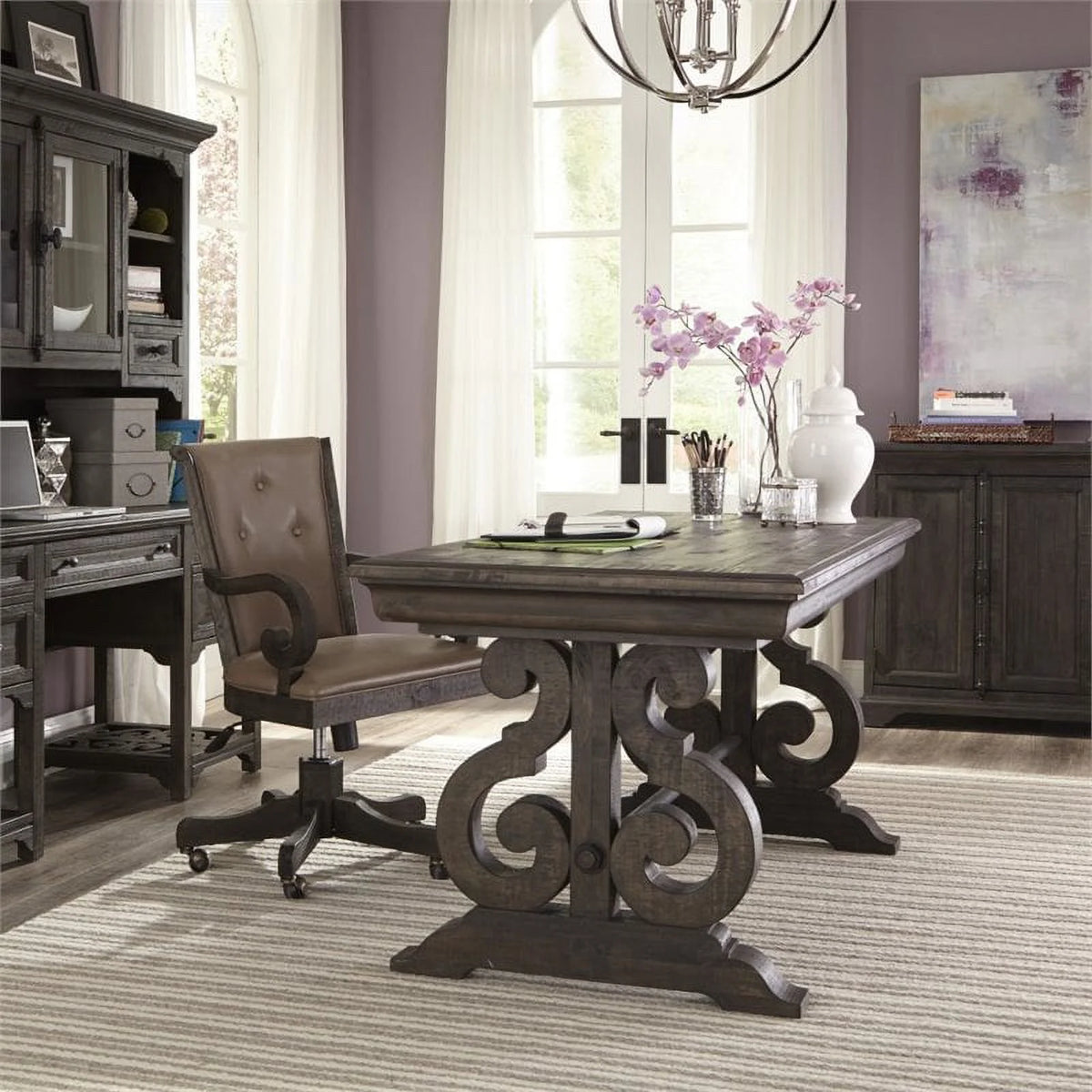 Fully Upholstered Desk Chair P6358