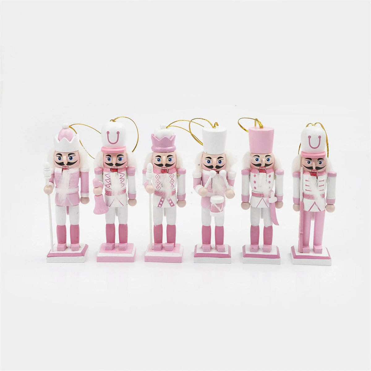 Nutcracker Puppet Ornaments Desktop Decoration Miniatures Dolls N2297