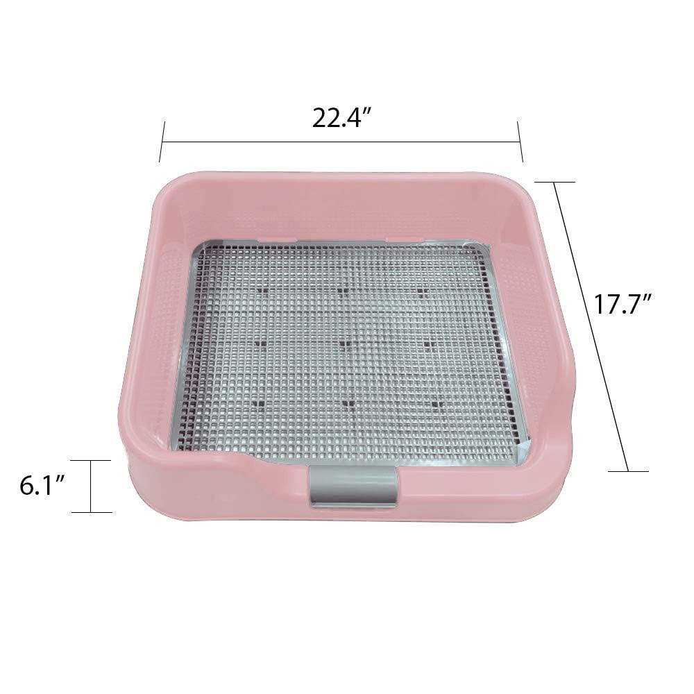 Indoor Dog Potty Tray with Protection Wall P479