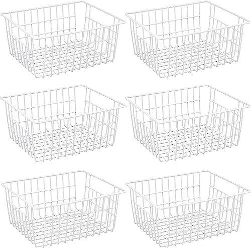 Wire Storage Baskets, Set of 2 White L723807