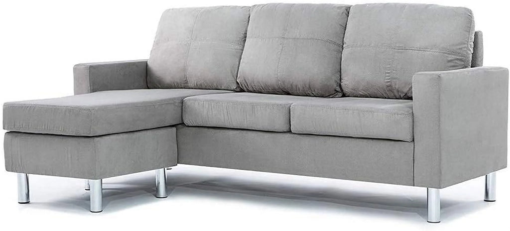 Modern Sectional Sofa Gray B120