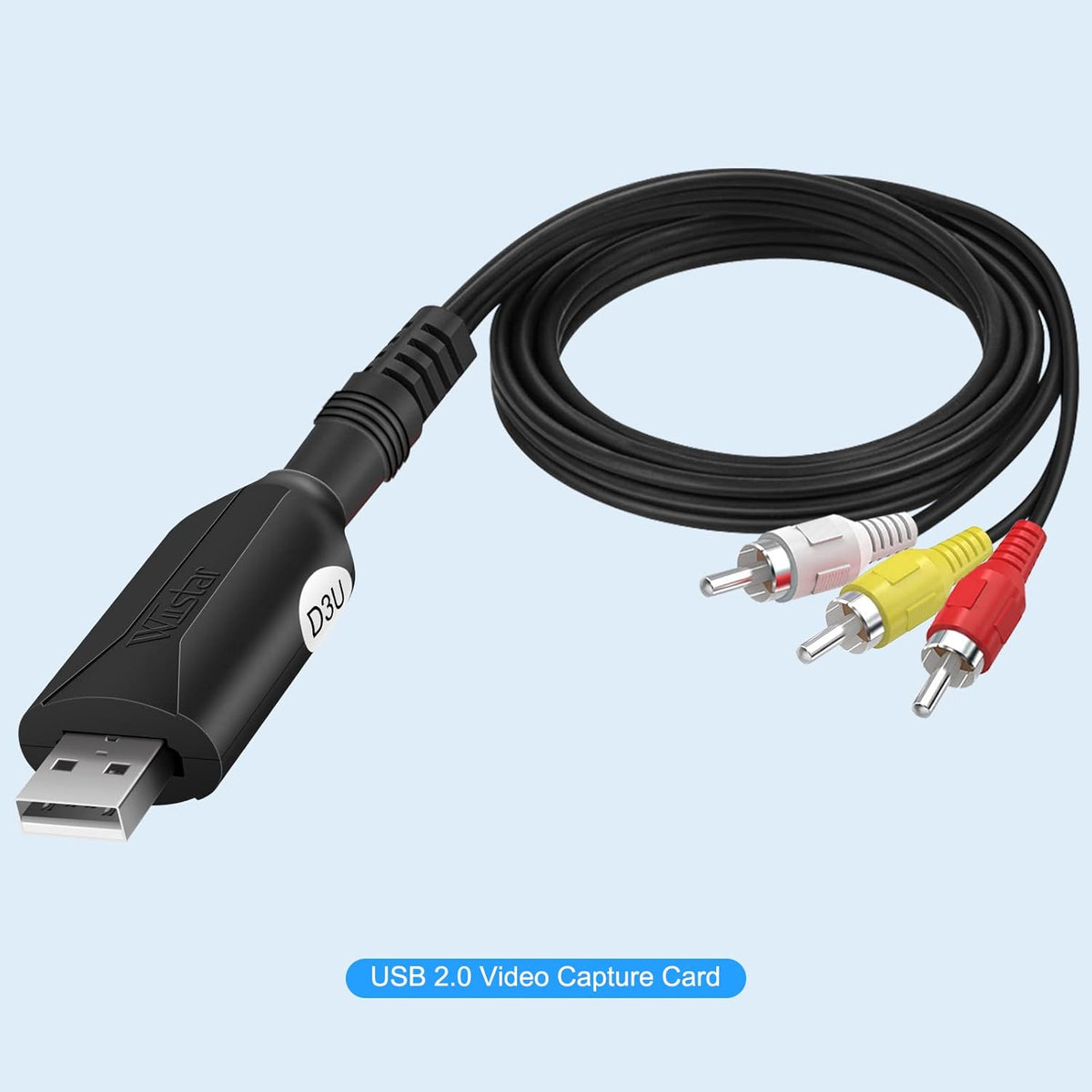 USB 2.0 AV RCA Video Audio Capture Card Adapter D36129