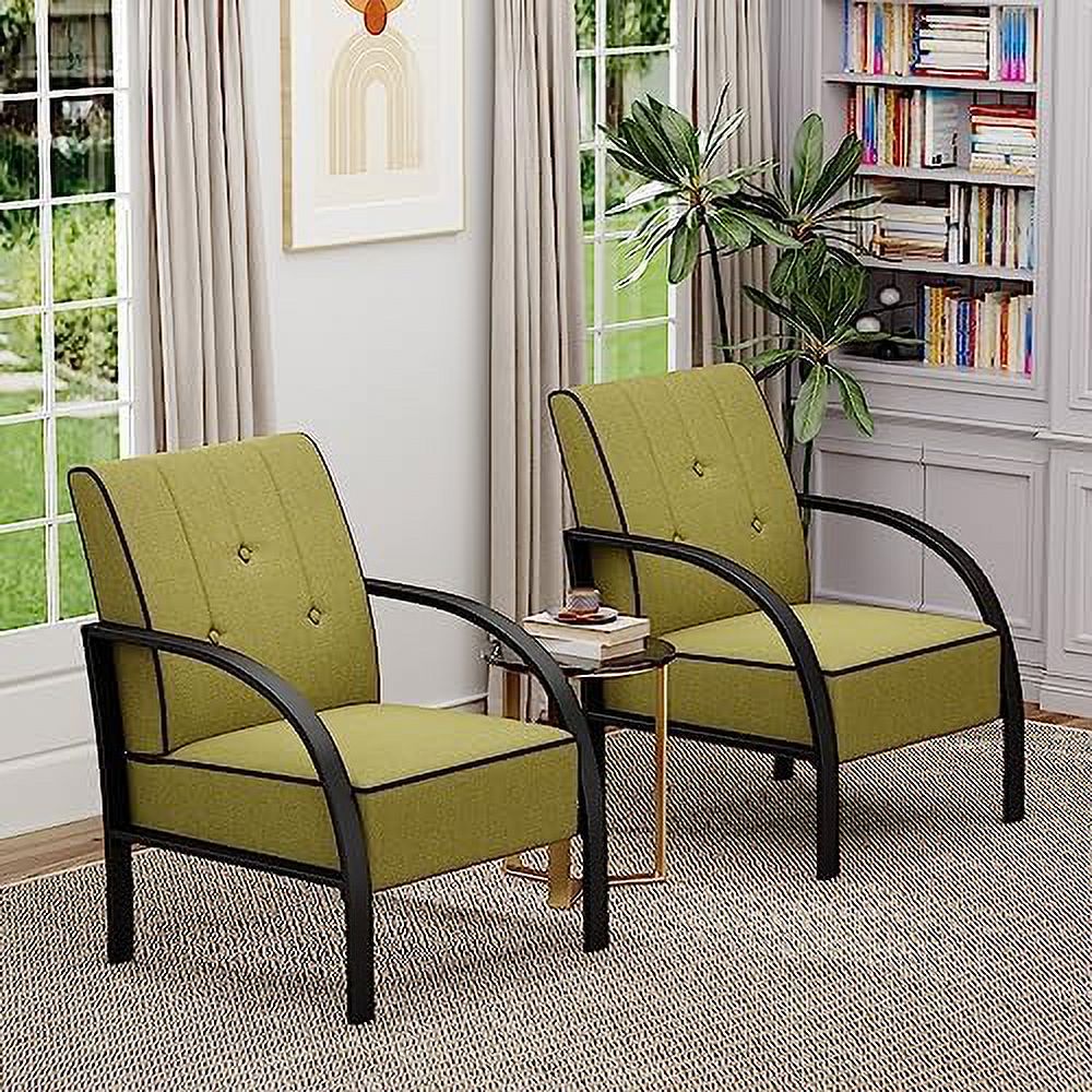 Green Upholstered Accent Chair A410