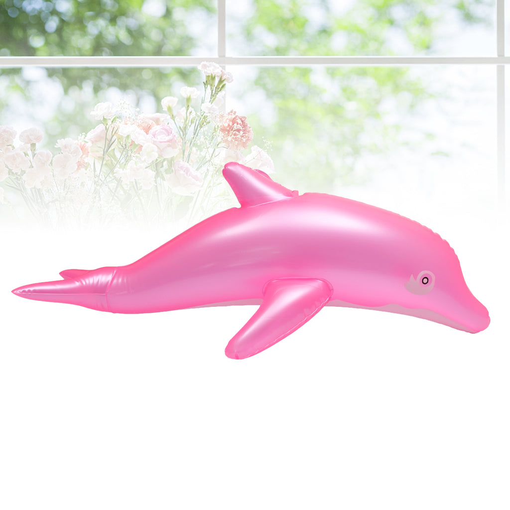 Pink Inflatable Dolphin Bath Toy K7925