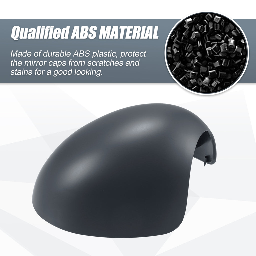 Gray Rear View Mirror Cover Cap for BMW Mini Clubman R55 Hatchback Cooper R56 O4090
