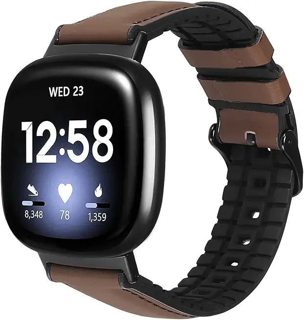 Soft Genuine Leather Replacement Straps for Fitbit Versa 3 and Sense A343731