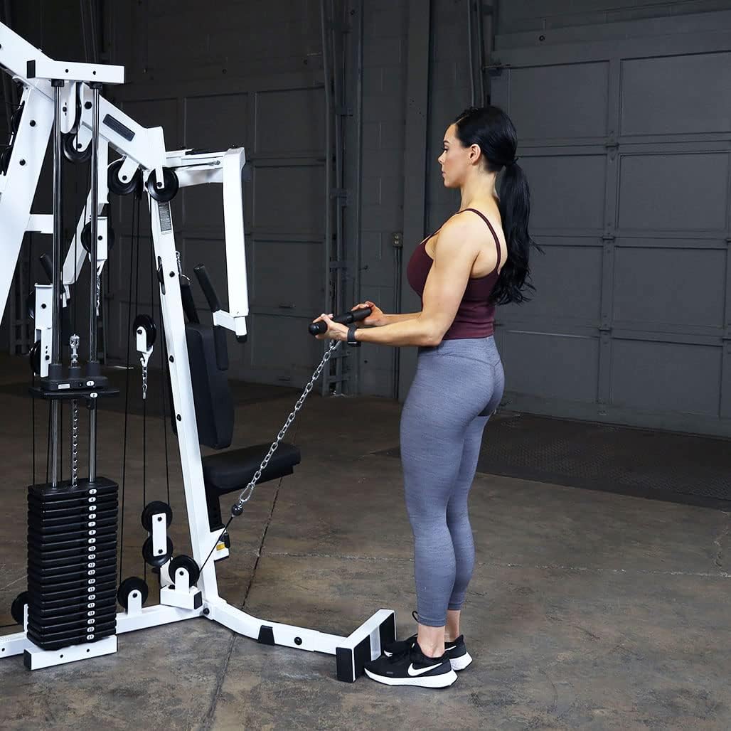 210 lbs Black Weight Stack Home Gym Machine K3102
