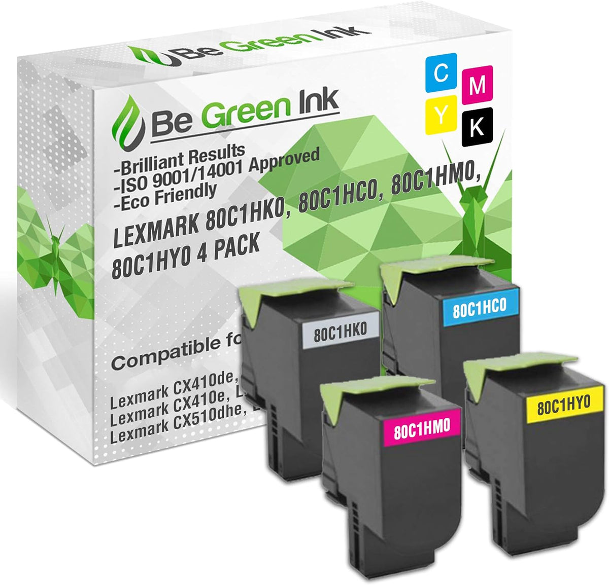Compatible Replacement Toner Cartridge 4 Pack Z675