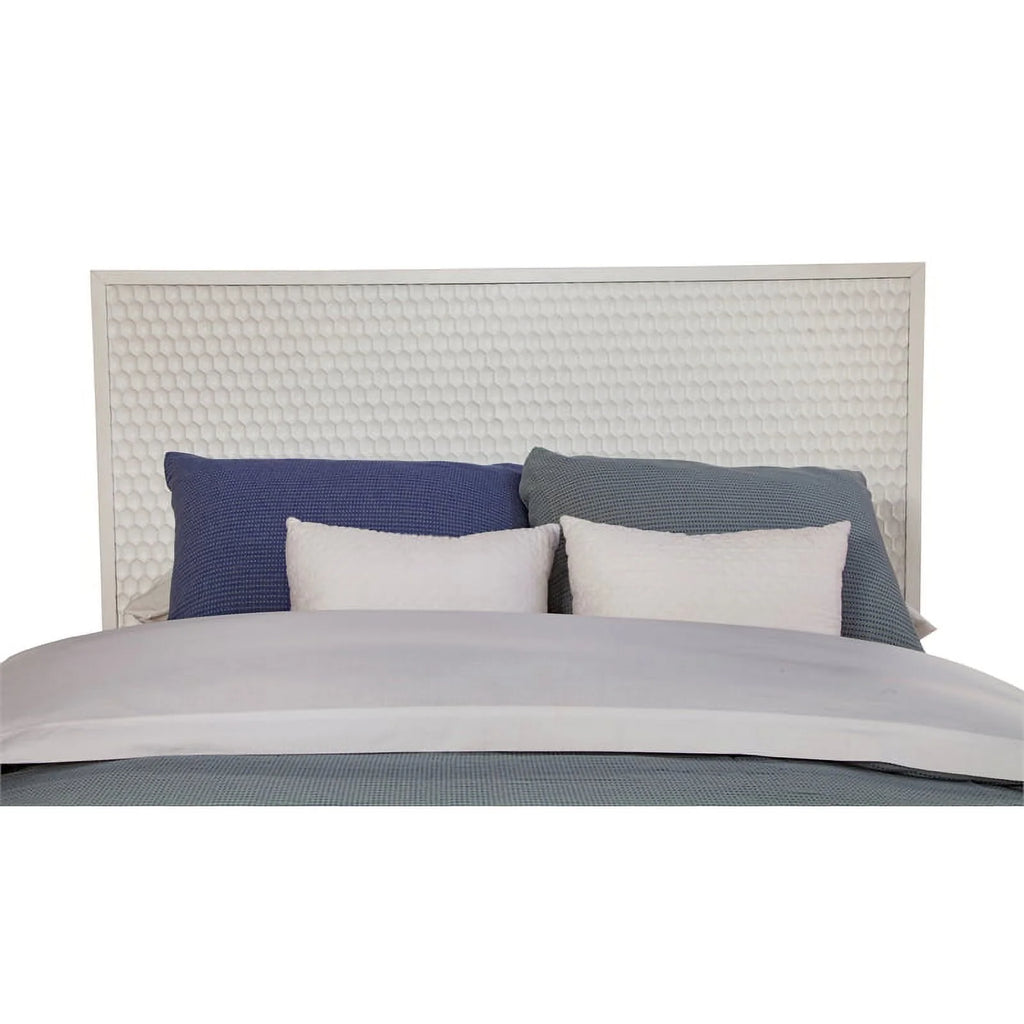 White Full Panel Bed & Bedroom Vanity 2-Piece Set I745309