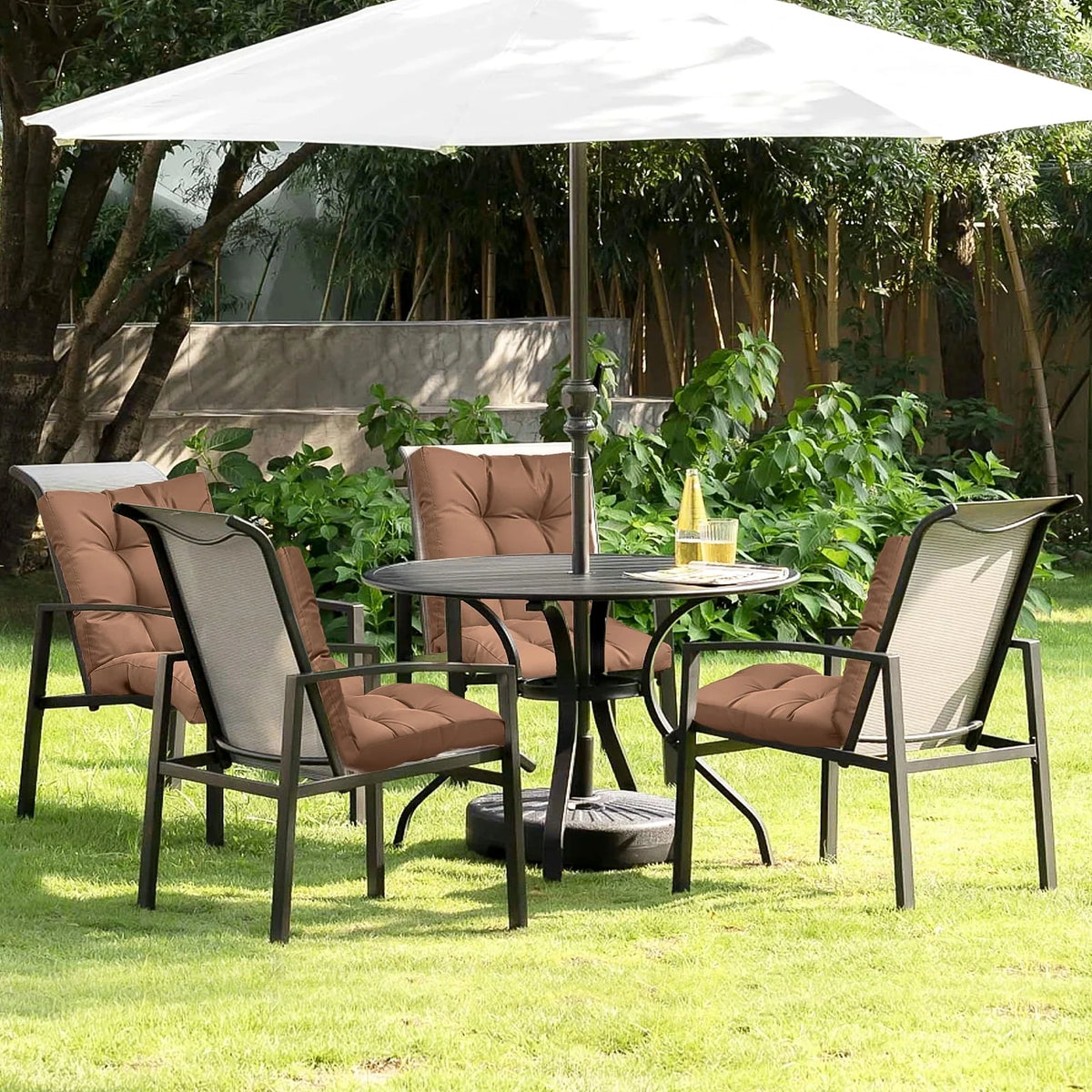 4pcs Non Slip Waterproof Outdoor Chair Cushion I531