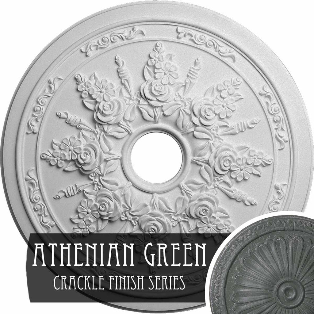 Rose and Ribbon Ceiling Medallion R79129