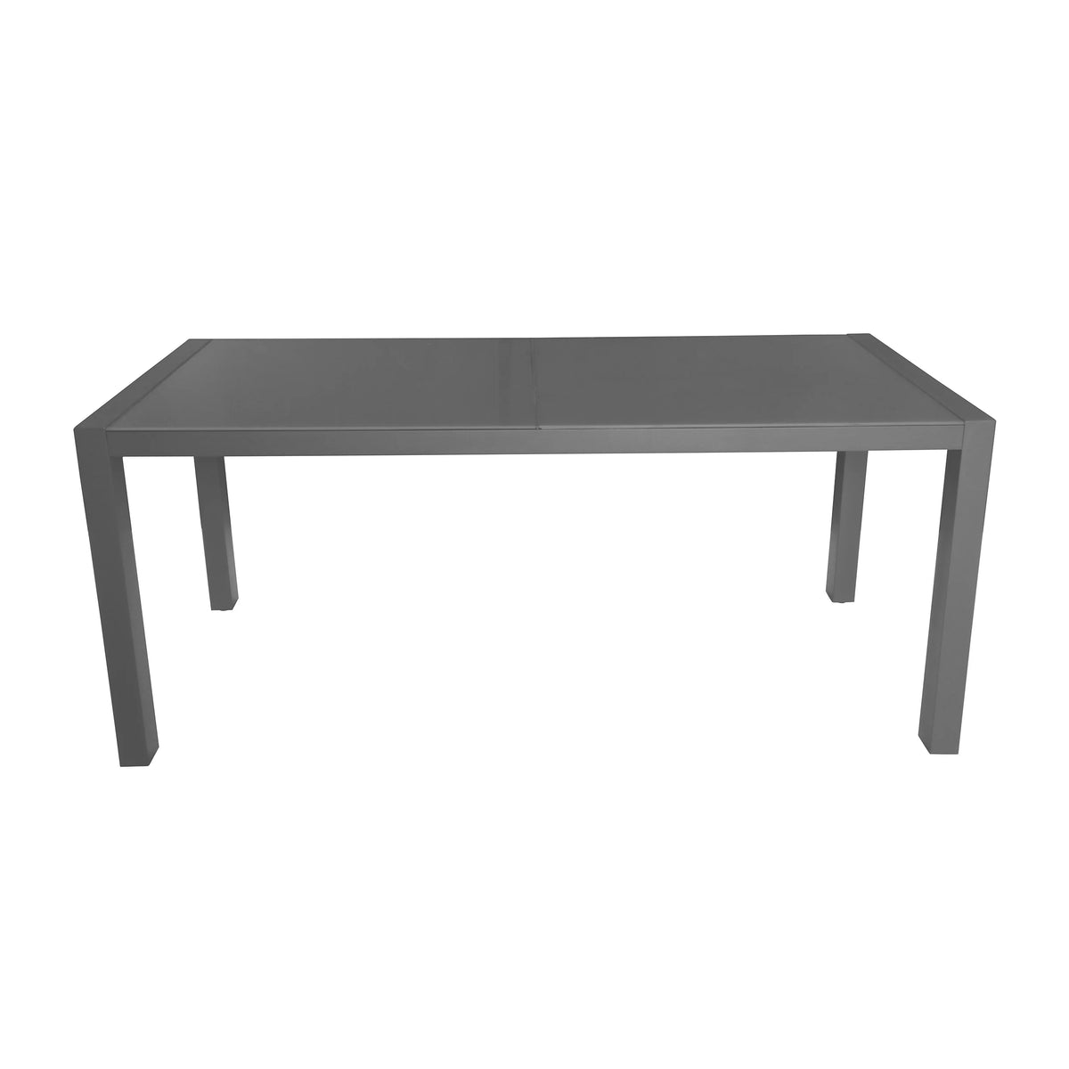 6 Seater Aluminum Dining Set with Tempered Glass Top T441