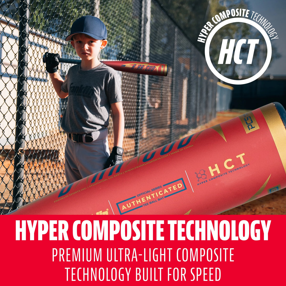 Kids Baseball Teeball Bat 25 Inches 12oz Red G2288