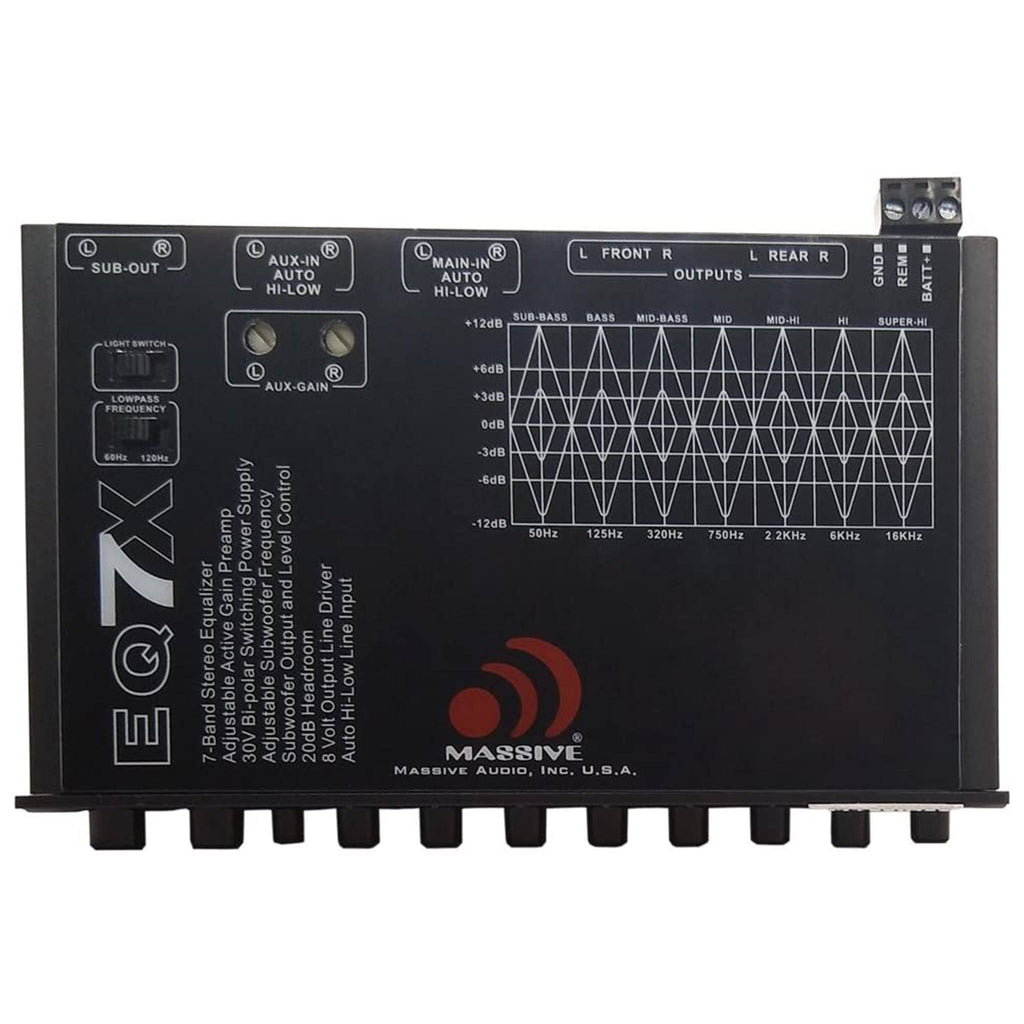 7 Band Car Audio Graphic Equalizer E56847