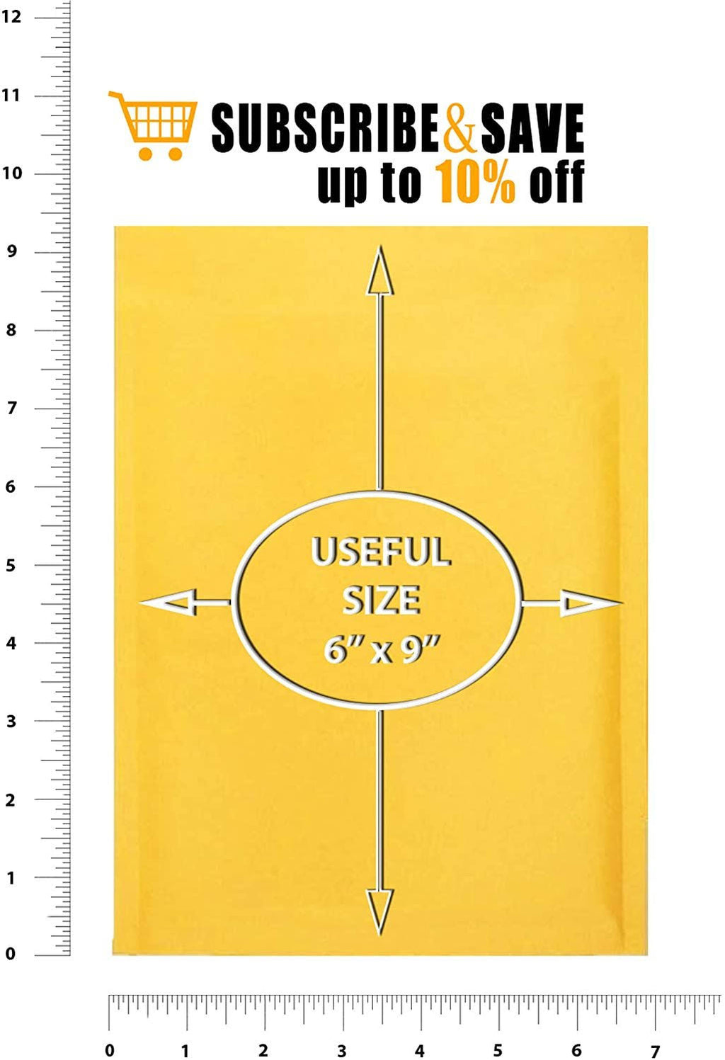 500 Pack Kraft Self Seal Bubble Mailers Padded Envelopes P2729