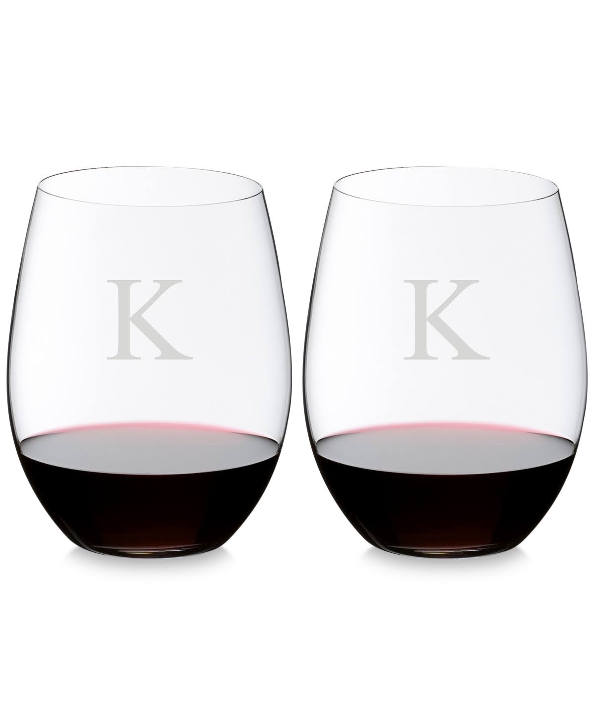 Set of 2 Stemless Wine Glasses P443446