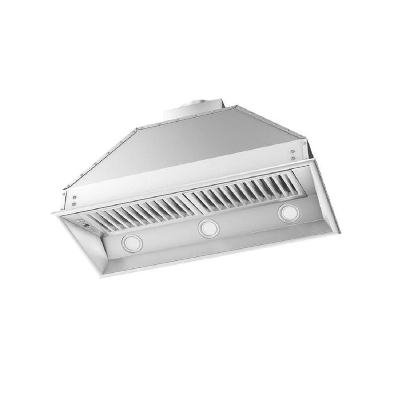 700 CFM Ducted Range Hood Insert Stainless Steel Q797