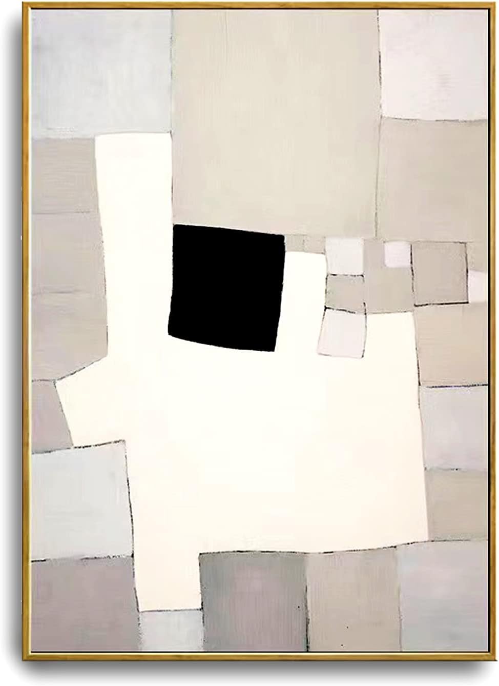 24X32 Large Framed Abstract Canvas Wall Art C205508