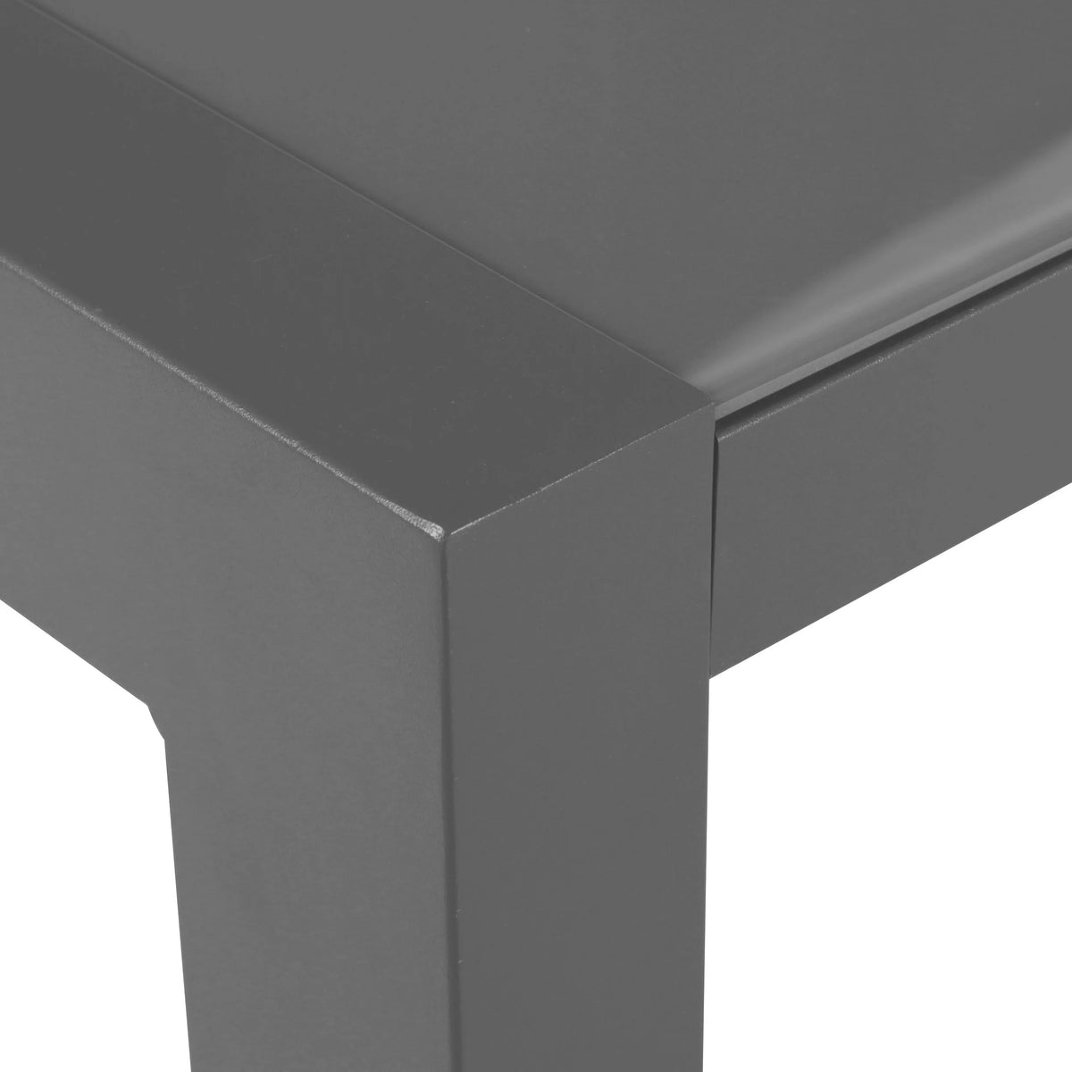 6 Seater Aluminum Dining Set with Tempered Glass Top T441