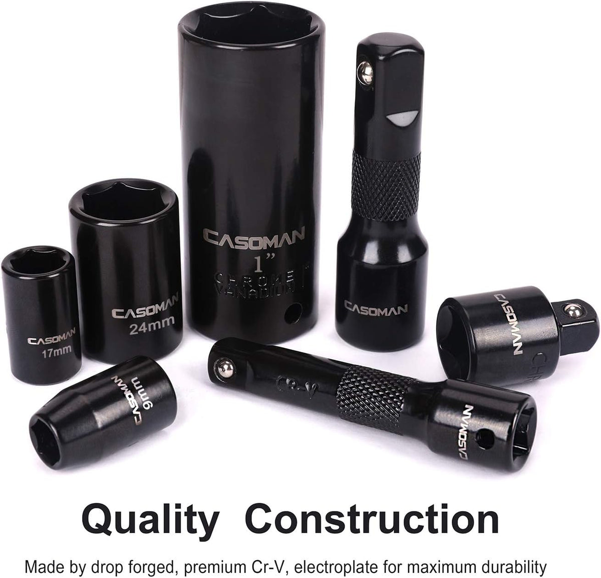 3/8 and 1/2" Drive 38-Piece Impact Socket Set B952252