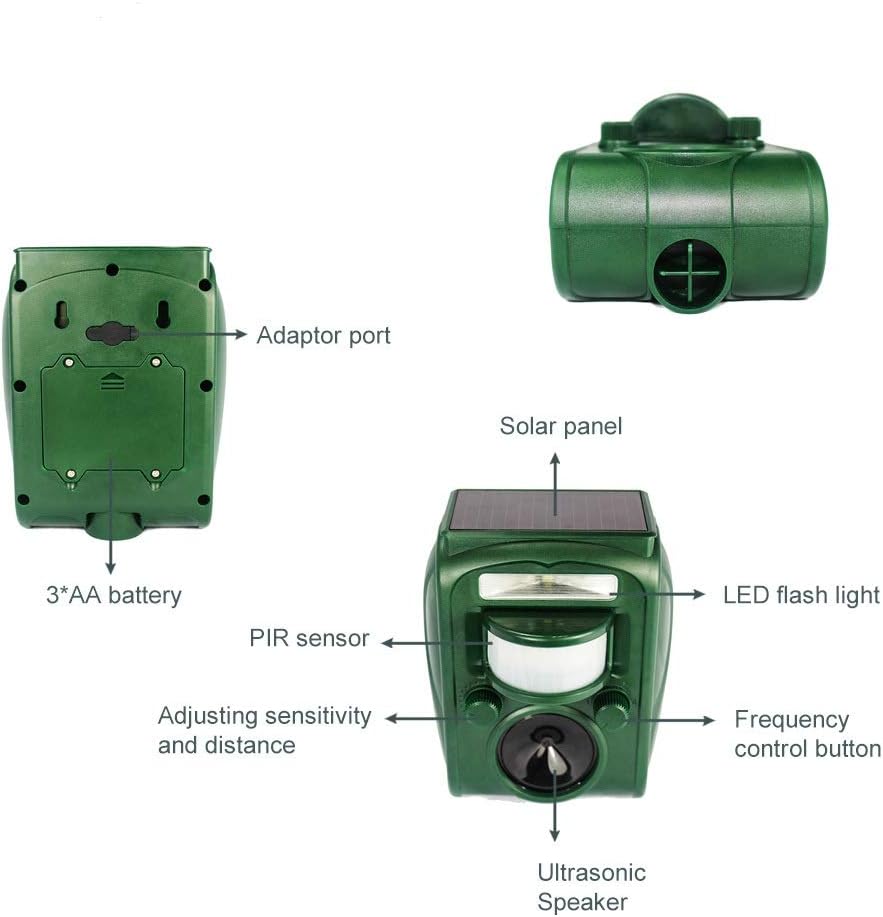 Solar Animal Repeller with Motion Detection T68515