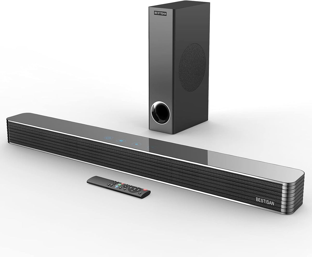 150W Wired & Wireless Bluetooth Sound Bar with Subwoofer C645