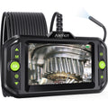 1080P HD Borescope Inspection Camera with 6 LED Lights and 16.4ft Semi-Rigid Gooseneck I6043