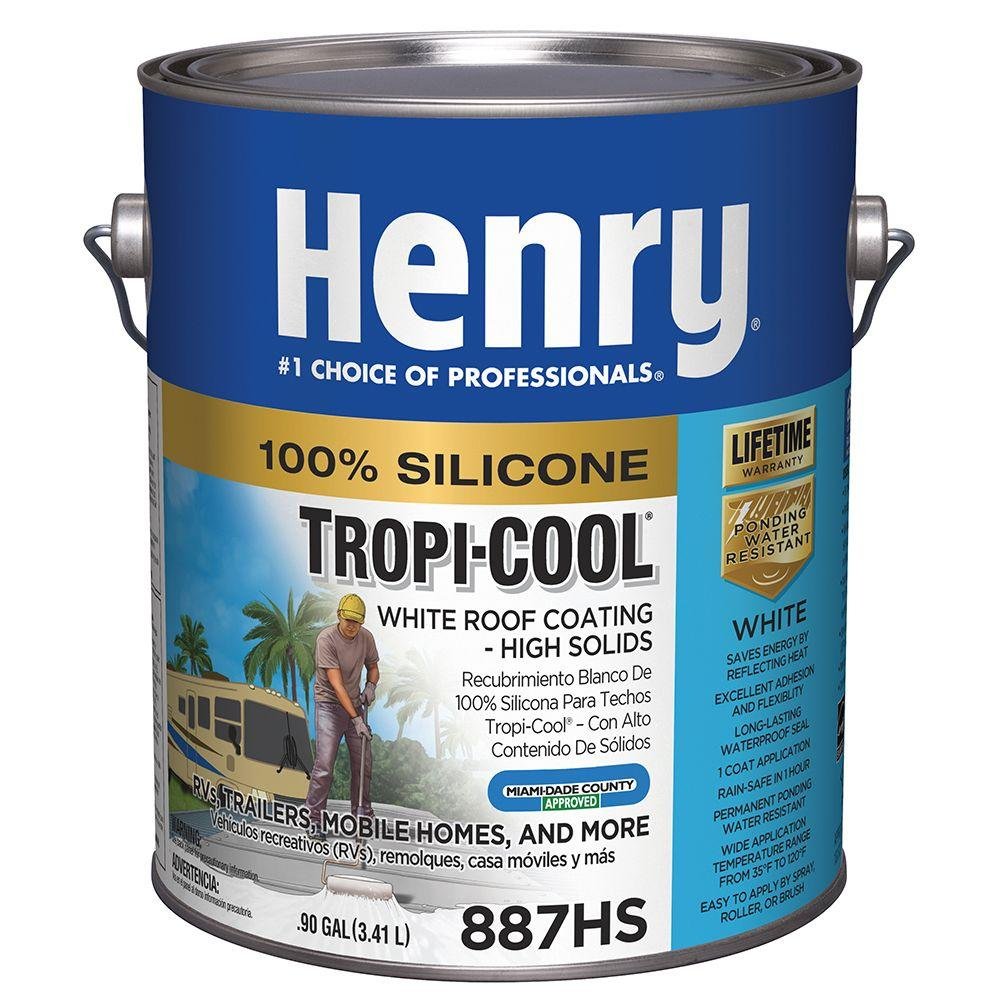 Silicone Roof Coating White 0.9 oz S495