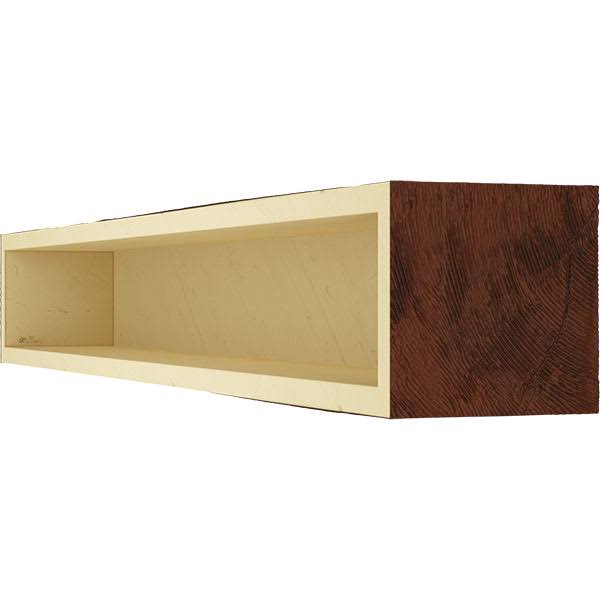 Sandblasted Faux Wood Fireplace Mantel S156347