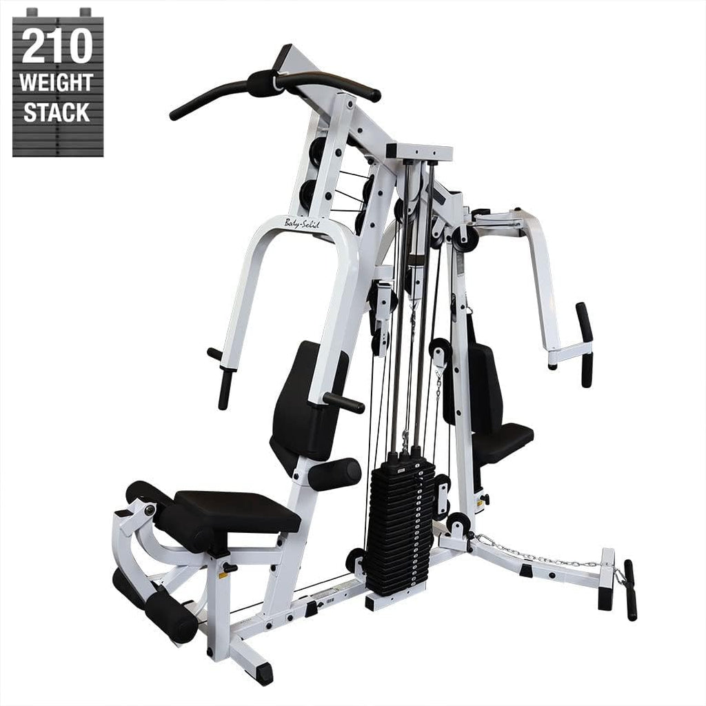 210 lbs Black Weight Stack Home Gym Machine K3102