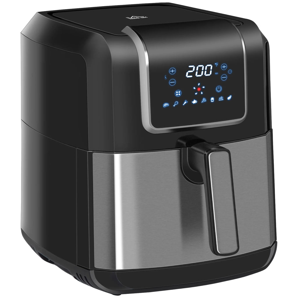 Black 6.9 Quart Air Fryer with Nonstick Basket X443