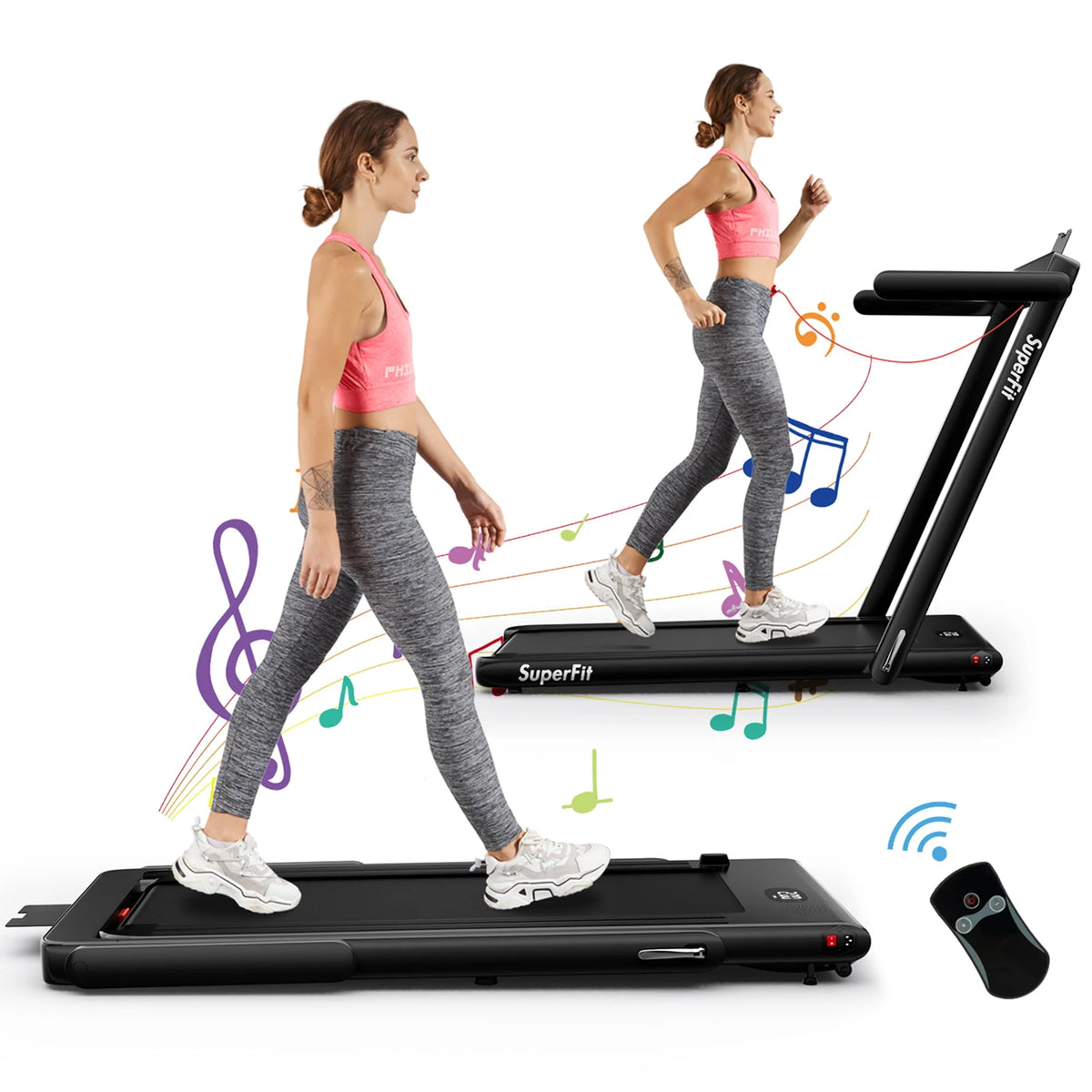 Black Folding Treadmill N68134