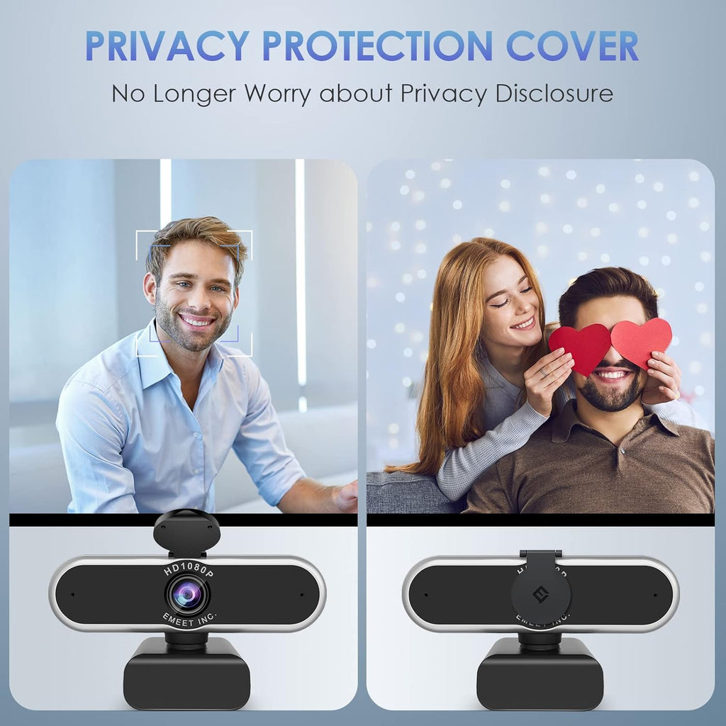 1080P Webcam with Microphone Pack of 2 B6542
