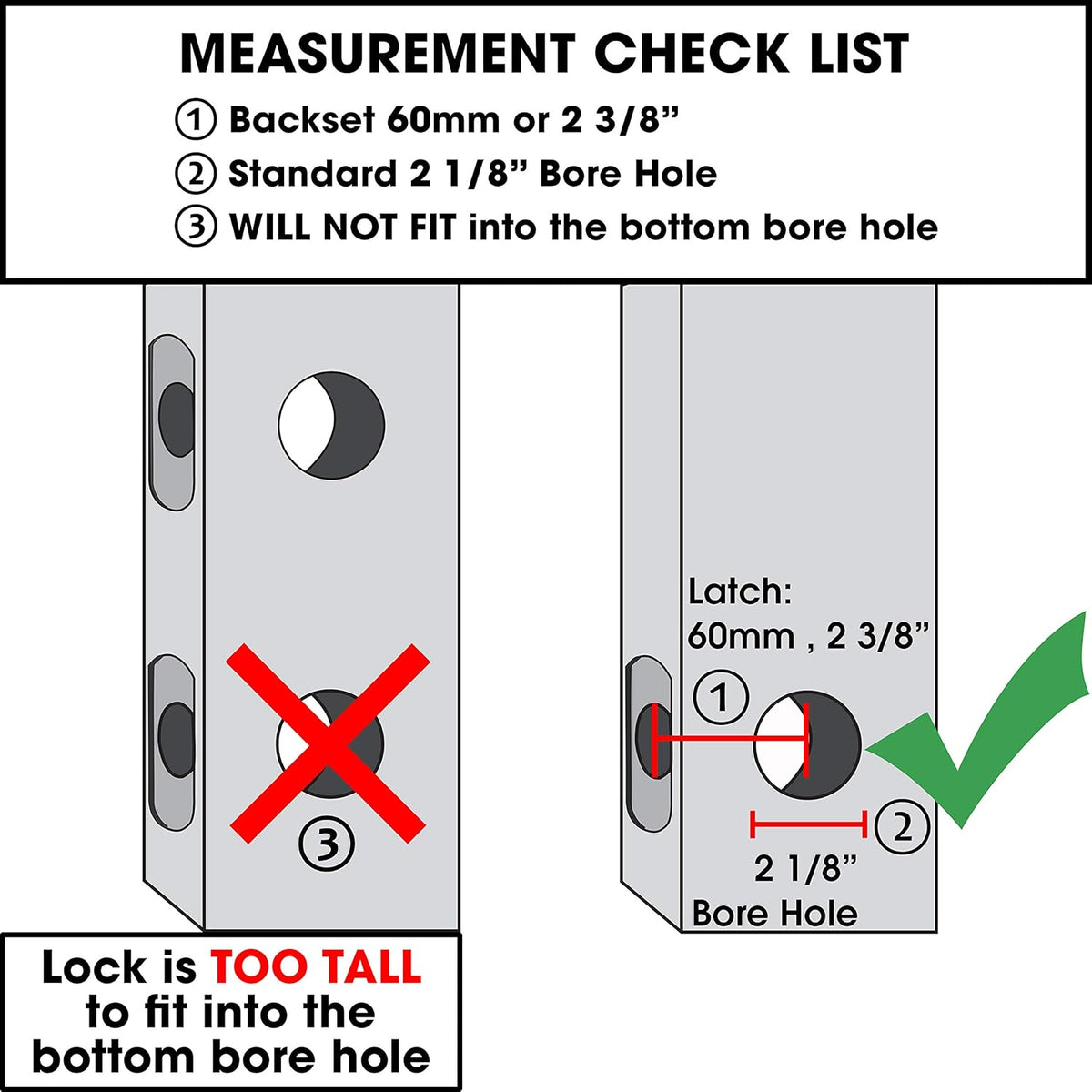Double Keypad Mechanical Combination Lock Pack of 2 D564550