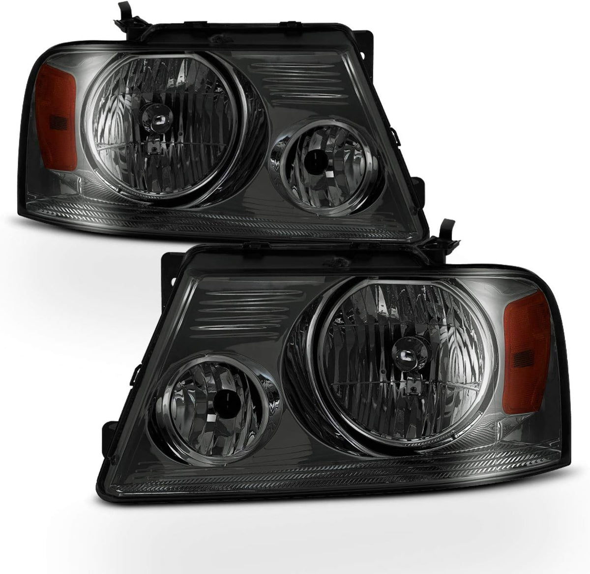 Smoked Headlights Black Tail Brake Lamp Pair Z17560