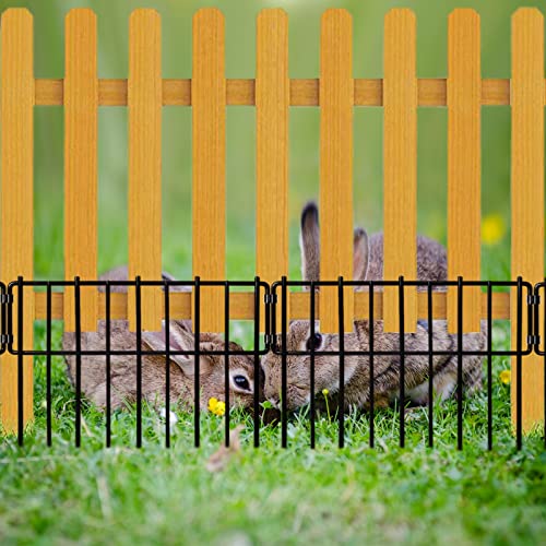 26 PCS 12In x 28Ft Rustproof Metal Wire Garden Fence L1734