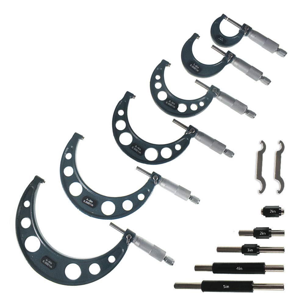 4Pcs 0-4 Inch Precision Micrometer Set Q60416
