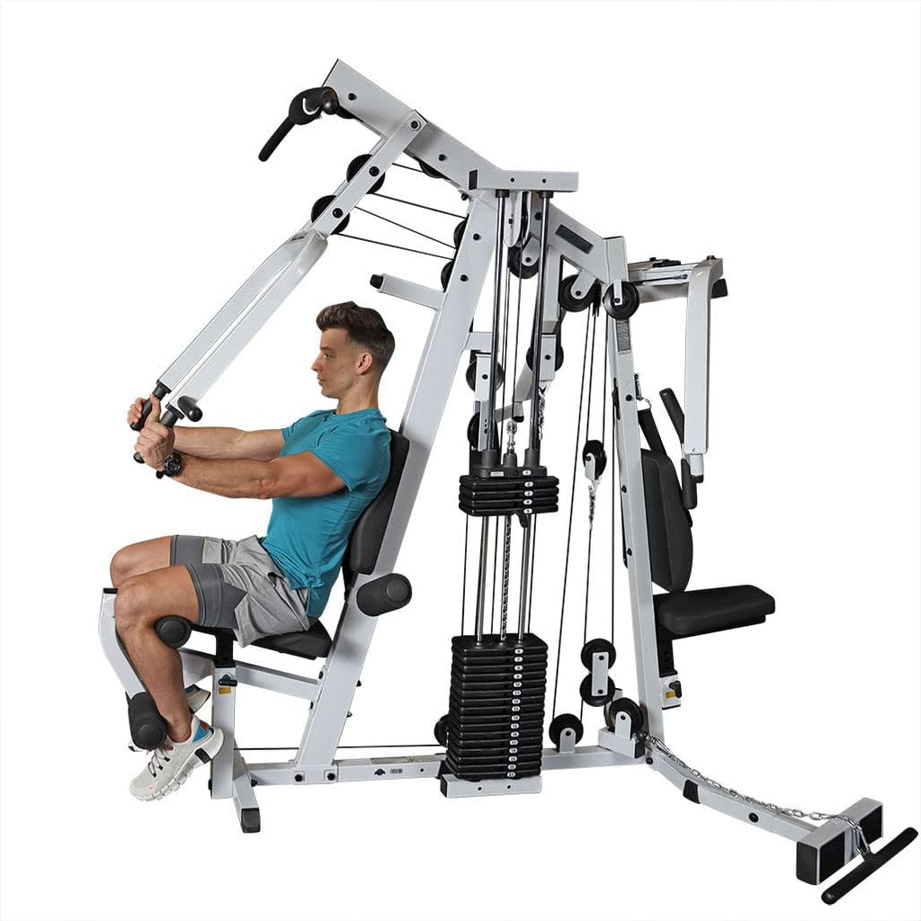 210 lbs Black Weight Stack Home Gym Machine K3102