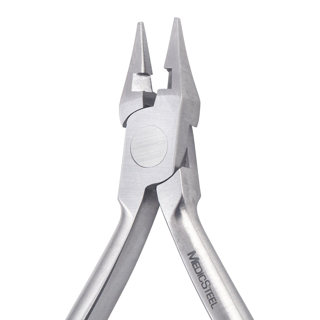 Stainless Steel Bird Beak Pliers with Cutter 5 inch Pack of 2 E1831