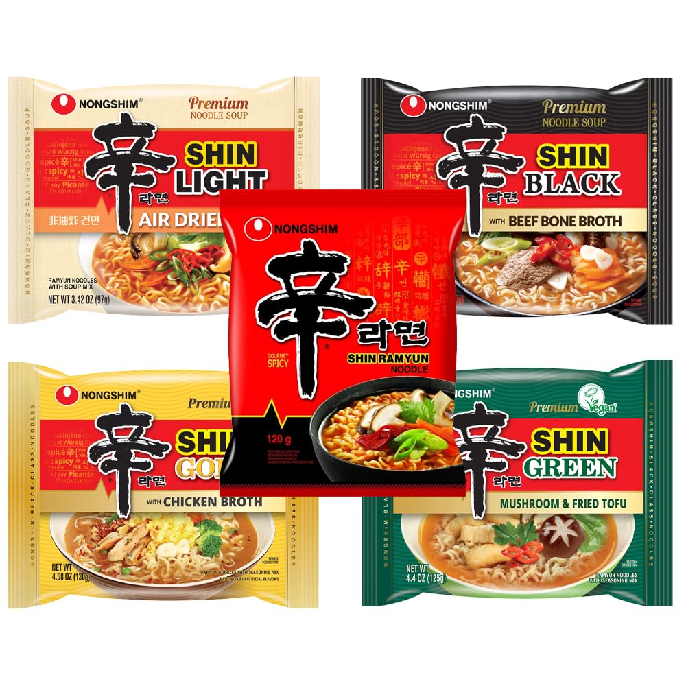 5 Flavor Combo Instant Ramen Noodle Set L600