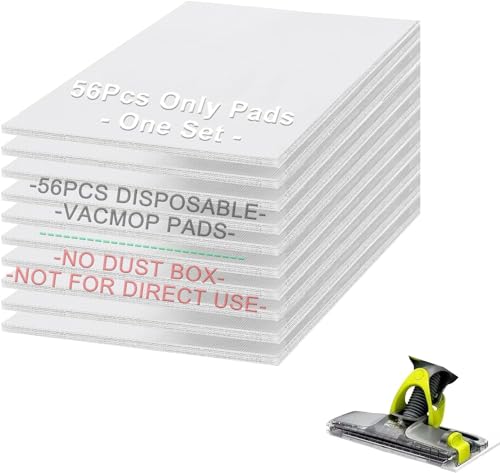 80 Pcs Disposable Split Mop Pads For Shark VACMOP R288