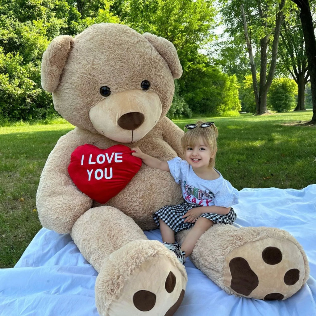 Brown Giant Teddy Bear 6ft Stuffed Animal Jumbo Human Size Teddy Bear U59385